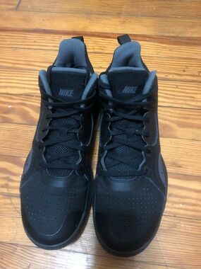Nike Fly By Mid Black and Gray Training Shoes